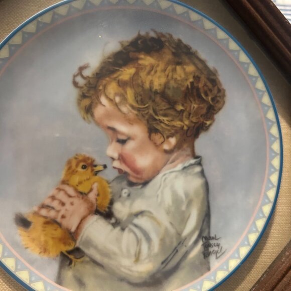 Precious Little Ones Collectible Plates and display - Picture 3 of 9